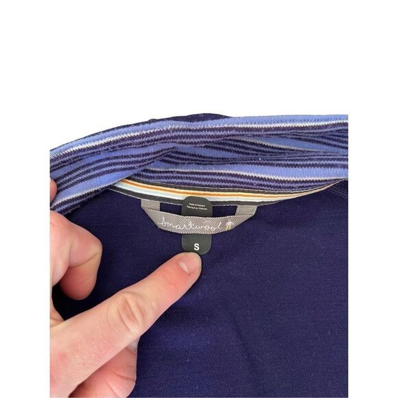 Smartwool Women's Full Zip Sweater Jacket Purple Blue size Small - Picture 3 of 7